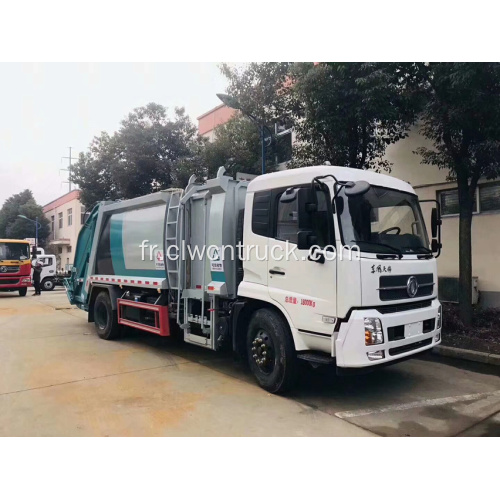 Nouvelle arrivée Dongfeng 12cbm camion de collecte des déchets